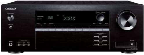 Onkyo TX-NR5100M2 7.2-Kanal AV-Receiver, 8K, Schwarz | 7.2-Kanal-Netzwerk-AV-Receiver mit HDMI 2.1, 8K/60p, eARC, Dolby Atmos, DTS:X, AirPlay und Bluetooth.