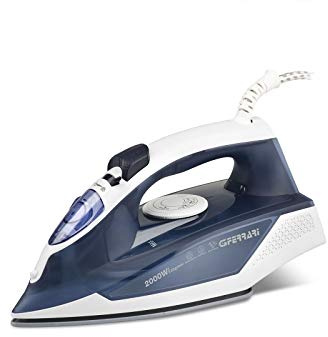 G3 Ferrari G40014 Opera Dampfbügeleisen, 2000 W, Keramiksohle, 230 ml Wassertank, Dampfstoß 90 g/min, Sprühfunktion, Blau