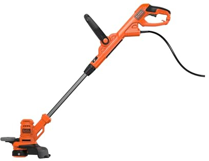 BLACK+DECKER Elektro-Rasentrimmer-/kantenschneider (550W, 30 cm Schnittbreite, AFS automatische Fadenverlängerung, werkzeuglos umstellen von Trimmen auf Kantenschneiden) BESTA530