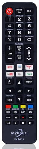 MYHGRC Ersatz Universalfernbedienung für Samsung, TCL, Sharp, LG, Sony, Hitachi, Toshiba, Sanyo, Hisense smart TVs Universal Fernbedienung für Allen Fernseher