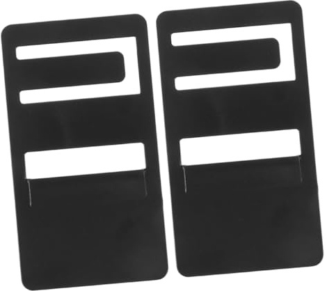 TOPBATHY 2 Stück Schwarz Abs Türstützclips für Wohnmobil Kühlschranktür Vibrationsdämpfend und Platzsparend für Wohnmobil Kühlschranklüftung