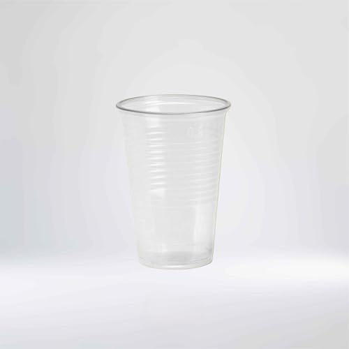 PACKEO 100/200 / 500/1000 Stk. Trinkbecher transparent klar 0,2 l, 200 ml, PP, Ø 70 mm - 0,3 l, 300 ml, PP, Ø 78 mm - 0,4 l, 400 ml, PP, Ø 95 mm (200, 0,2l)
