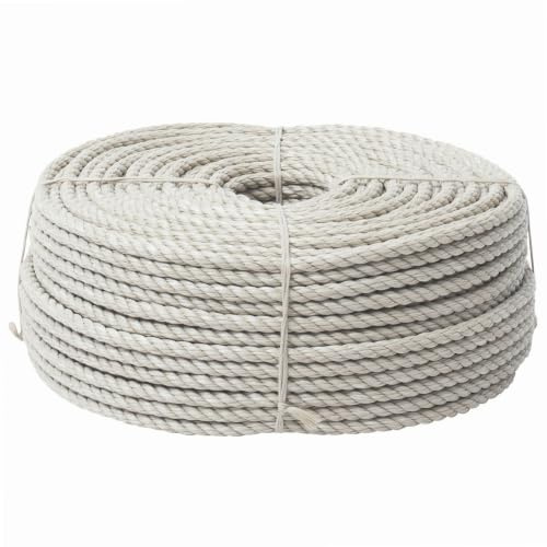 Beige Schnur 100 Meter WERKA PRO Ø 8 mm (Widerstand ± 1000 kg)
