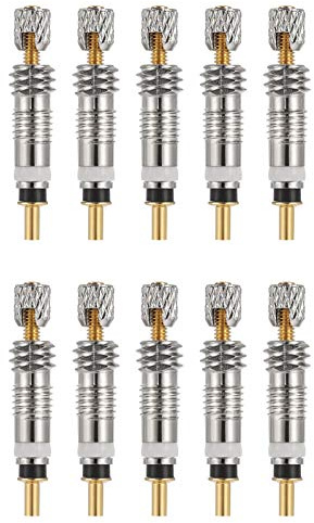 QINREN 10Stück Sclaverandventil Fahrradventil Adapter Französisches Ventil Ersatz Presta Ventileinsatz Fahrrad Ventil Adapter zur Fahrradreparatur