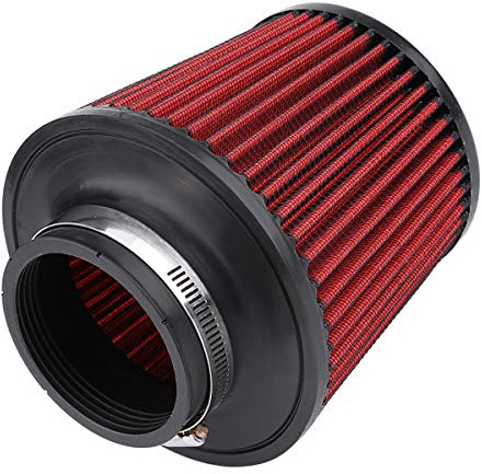 Esenlong Universal Car Modification High Flow Einlass Lufteinlass Rundkegel Luftfilter Reiniger 76Mm Auto Luftfilter Hohem Durchfluss Sportluftfilter