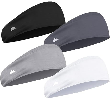 Tough Headware Sport Stirnband Damen Herren - Laufstirnband - Breites Headband für Sport Laufen Wandern - Schweißband für Männer und Frauen - Jogging Lauf Band versch. Farben
