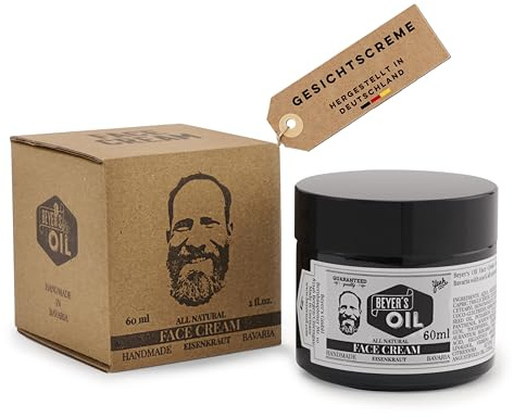 Beyer’s Oil Gesichtscreme Eisenkraut für Männer - 60ml - 100% natürlich - Zieht schnell ein und pflegt die Haut