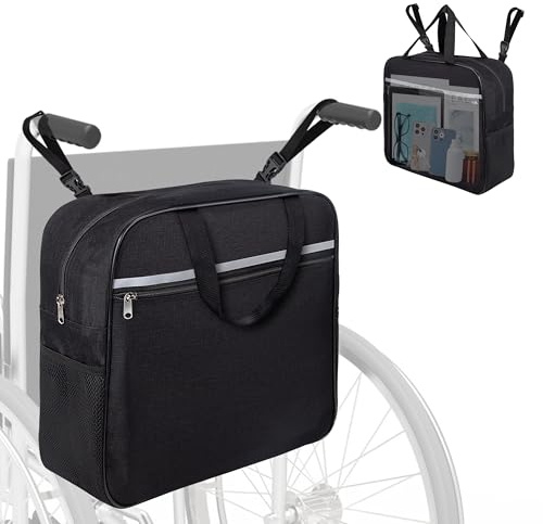 Rollstuhltasche Rollstuhl Tasche Wasserdicht Rollstuhl Rucksack Aufbewahrungstasche für Rollstuhl für Rollstühle 38 * 38 * 13cm