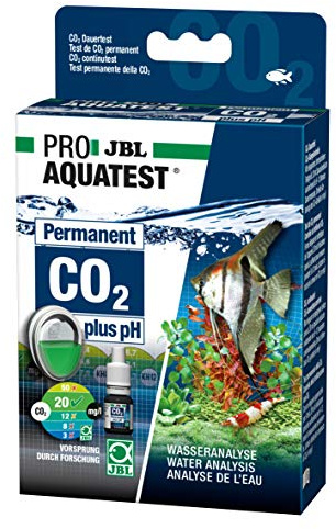 JBL Wassertest-Set, Für Süßwasser-Aquarien, ProAquaTest CO2-pH Permanent, 2 Stück (1er Pack)