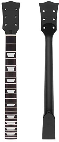 Alnicov Gitarrenhals für Gibson LP, Ersatzteil, 22 Bünde, Black Gloss 1