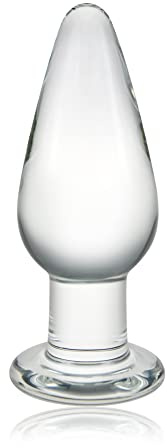 Roluck Konische Glas Analplug Kristall Analdildo Buttplug Analspielzeug für Frauen Männer Paare G-Punkt Masturbation Stimulator SM Spielzeug Sex-Toys(S)…