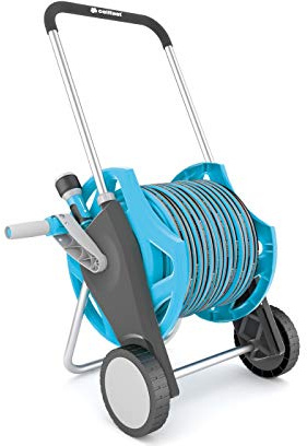CELLFAST Schlauchtrommel Set Gartenschlauch 30 Meter Schlauchwagen Rasensprenger Schlauchverbinder Anschlusset 1 2 Zoll Discover