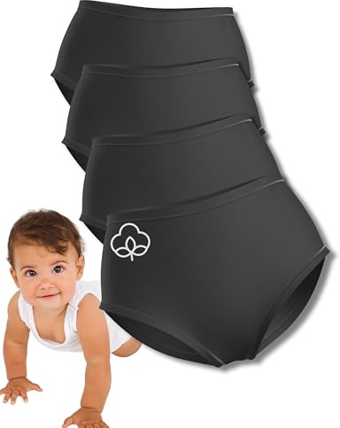 Mrs. Mum Wochenbett Unterwäsche mit Baumwolle I 4X I DERMATEST: SEHR GUT I Made in EU