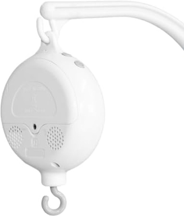 Babybett Mobile Musikbox | Bettwäsche Musik Glocke 35 Süße Melodien Akku-betrieben | Tragbare mit Drehhaken Rotary Babybett Bett Spielzeug | für Dusche Geschenke