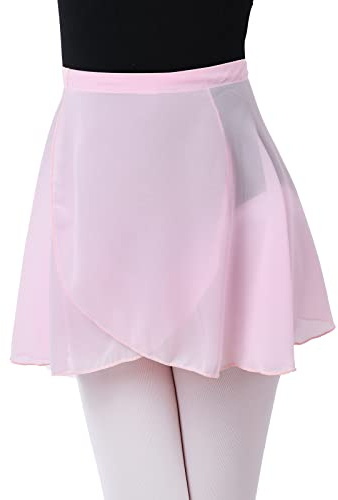 Ballett Wickelrock Chiffon Tanz Wickelrock Verstellbarer Ballettrock Ballett Tanz Dancewear für Mädchen und Damen
