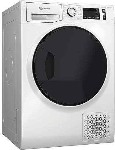 Bauknecht T M11 8X3EY DE / 8 kg/ActiveCare-Technologie/Leichte und schnelle Reinigung dank AutoCleaning-Filter/Bügelleicht-Programm/Wolle-Programm/Knitterschutz/Startzeitvorwahl, Weiß