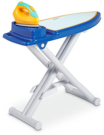 Ecoiffier 760002778 Bügelbrett, zusammenklappbar, mit Bügeleisen, geeignet für Kinder ab 3 Jahren
