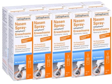 NASENSPRAY ratiopharm, für Sinusitis Erwachsene 10 Packungen - Sparset 10x15ml