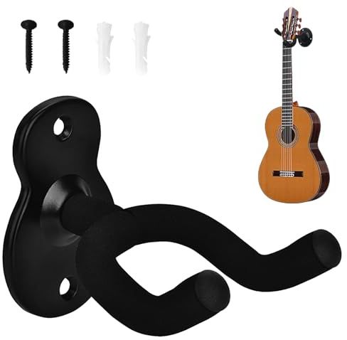banjiabb Gitarrenhalterung,Gitarren Wandhalterung,Wandhalterung Gitarre | Gitarrenhalter Wand,Gitarren-Wandhalterung,Fur Akustikgitarre E-Gitarre Bass Klassische Gitarre