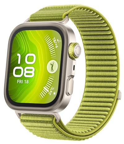 HUAWEI Watch FIT 4 Pro Smartwatch Damen Herren, Sports Fitness Tracker, GPS, 5ATM Wasserdicht, EKG, Bis zu 10 Tage Akku, Saphirglas, Android™ & iOS Kompatibel, +6 Monate erweiterte Garantie, Grün