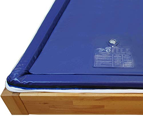 Traumreiter 1x Wasserbett Matratze Premium dual Wassermatratze 90x200 für 180x200 Softside I Wasserbettmatratze Wasserbettenmatratzen Wasserkern Water Bed Mattress MESAMOLL 2 (schwingt 3-4 Sek.)