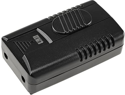 ChiliTec Fußdimmer 230V für dimmbare Leuchtmittel ab 10Watt | Schnurdimmer für Led & Halogen, Stufenlos dimmen 10 bis 100%, Schwarz