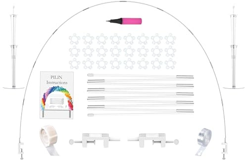 PILIN Tabelle Ballonbogen Kit, Ballonbogen mit frei gestaltbarer Größe, Kann mit Weihnachtsdekorationen, Partyzubehör verwendet werden