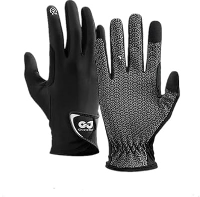 Nuibechenly Reithandschuhe Herren Damen Unisex,Atmungsaktiv rutschfest Alle Jahreszeiten Reitsport Handschuhe (schwarz, L)