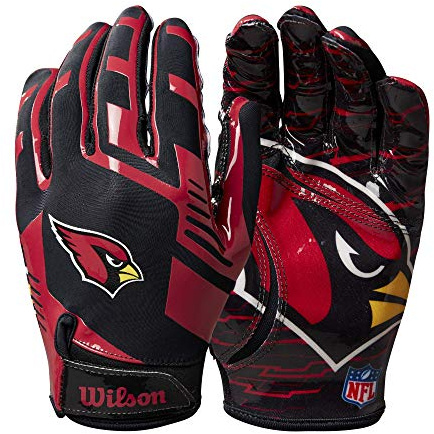 Wilson NFL Stretch Fit Fußballhandschuhe – Erwachsene, Arizona Cardinals