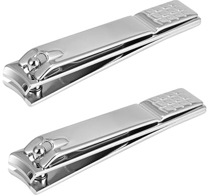 Nail Clippers 2er Set Nagelknipser - Nagelzwicker & Knipser - klein & groß Nagelclipper für Fußnägel & Fingernägel