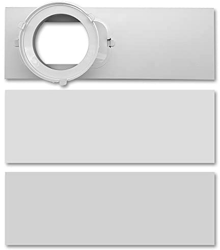 TROTEC PAC Rollladen-Fensterblende - Optimale Fensterabdichtung für mobile Klimageräte, idealer Zubehör für Außenluftauslass, verhindert Wärmeverlust - für Schläuche ⌀ 15 cm