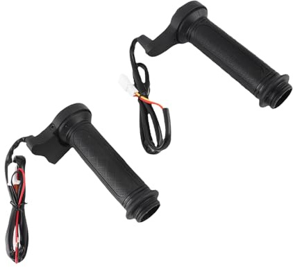 Motorrad-Heißgriffe, 1 Paar 22 Mm (7/8 Zoll) Motorrad-Universal-Elektro-Heizgriffe, Warm, Warm, Lenker für Motorrad/Fahrrad/ATV, Schwarz