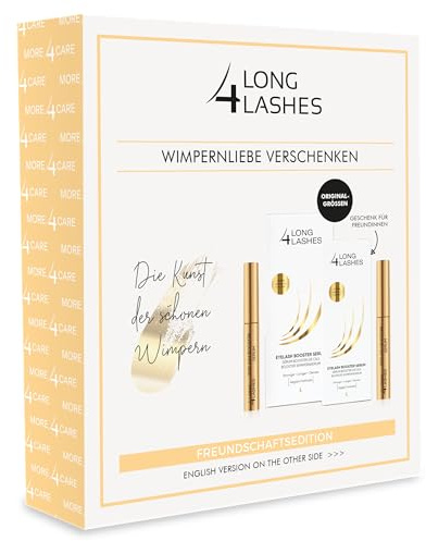 Long4Lashes FX5 - Doppelt POWER Wimpernserum | New Formula | VEGAN | Eyelash Serum 3ml+3ml Sparset | atemberaubendes Wunderserum im Doppelpack