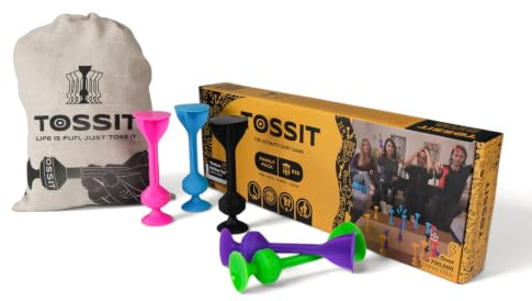 TOSSIT Saugnapf Dartspiel Wurfspiel, Family Pack