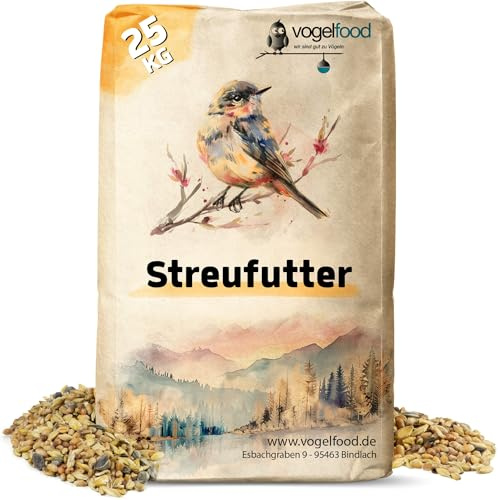 Samore Vogelfood 25 kg Streufutter für Wildvögel erstklassige Zusammensetzung Vogelfutter