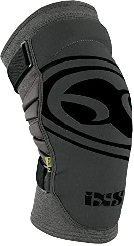 IXS Carve EVO+ Knieschützer, Grau, XXL, für Erwachsene, Unisex, Schwarz