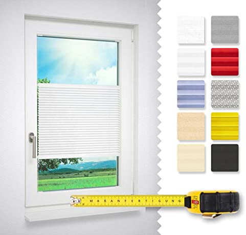 LYSEL Home Plissee NACH MAß Qualität Made in Germany Fenster Plisseerollo Faltstore Rollo Jalousie Sonnenschutz Sichtschutz