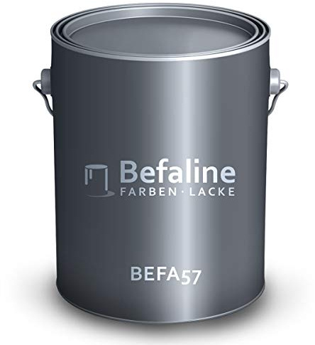 Befaline © BEFA-57 Premium Metallschutzlack 3 in 1 I 1 Liter Enzianblau I ideale Metallschutzfarbe für Metall, Eisen, Zink, Aluminium & Stahl I extrem strapazierfähig & abriebfest I für innen & außen
