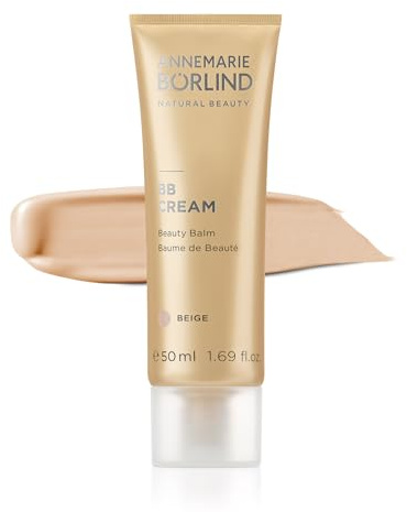 ANNEMARIE BÖRLIND BB Cream Beige 50 ml, Getönte Tagescreme | Leichte Deckkraft, Leichtes Make-Up, Mildert Optisch Falten, Ebenmäßiger Teint, Antioxidativ, Schutz vor Umwelteinflüssen