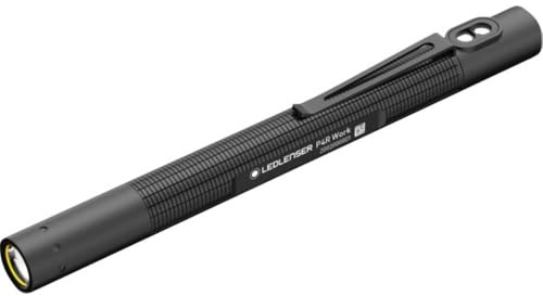 Ledlenser P4R Work Akku-LED-Taschenlampe, 170 lm, 100m Leuchtweite, 62g | IP54 wasserabweisend, bis zu 15h Leuchtdauer, hoher CRI, mit Taschenclip für Klempner & Elektriker | 2020