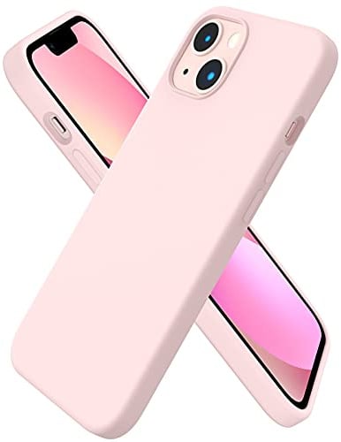 ORNARTO für iPhone 13 Hülle aus Silikon 6,1 Zoll - Rosa | Premium Flüssigsilikon, dünne Handyhülle, weich und griffig, tolle Haptik, stoß- und kratzfest, große Farbauswahl