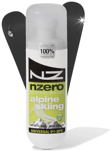 NZERO │ Bio-Flüssigwachs für den Ski Alpin | Geeignet für alle Schneeverhältnisse | organisch | Nachhaltig und umweltfreundlich | 100 ml