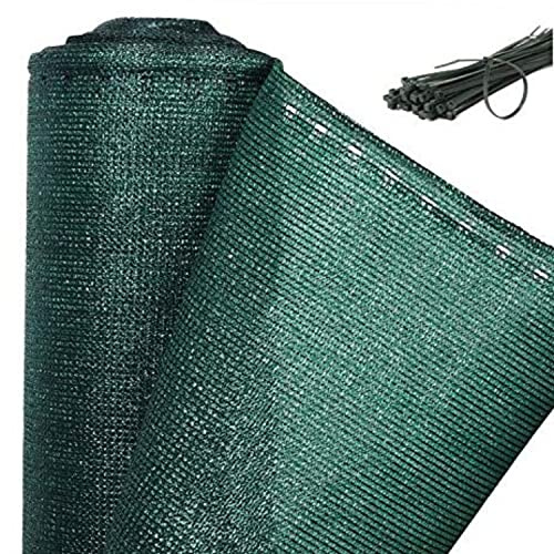 AGROFLOR Zaun und Balkon Sichtschutz, Sichtschutzstreifen, 1,20 x 5 m, Schattiermatte, Windschutz, inklusive Kabelbinder, 150 g/m², Verschiedene Abmessungen