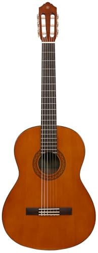 Yamaha C40 Konzertgitarre – 4/4 Holzgitarre (65 cm, 25 9/16” Mensur), 6 Nylonsaiten, für Anfänger – Natur
