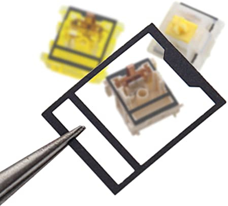 Mechanical Keyboard Switch Film 120 Pieces Inter-Axial Paper Switch Repair HTV Inter-Axial Pad Structure Compatible with Cherry MX Kailh Gateron