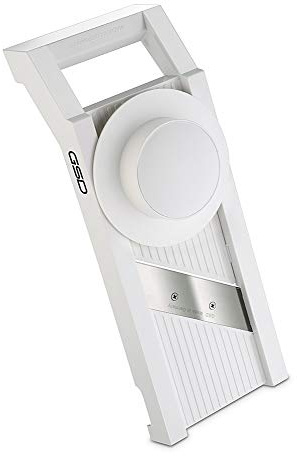 G S D Haushaltsgeräte 30 000 Universal-Gemüsehobel mit 3 Einsätzen, White