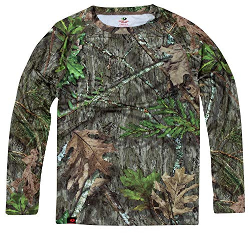 Mossy Oak Herren-Jagdhemd, Tarnkleidung, Langarm