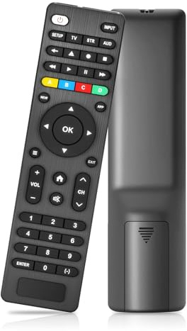 Universalfernbedienung Fernseher für TV, Universal Fernbedienung Fernseher, Fernbedienung Universal mit Pairing Code Unterstützt 3 Geräte für Samsung, LG, TCL, Sony die meisten Marken von Smart TVs