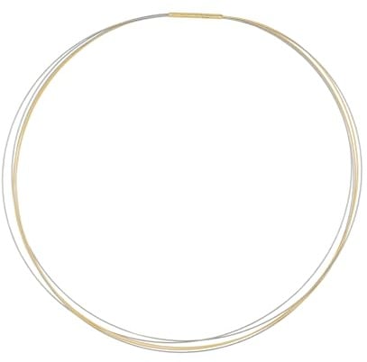 Heideman Halskette Damen Halsreif Choker 5-reihig Edelstahl | Auffälliges Statement für Freundin oder Partnerin, hautfreundlich und nickelfrei, festlich und elegant kombinierbar