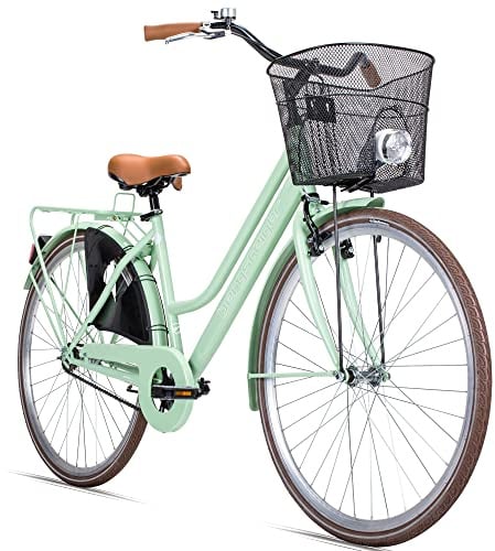 Bergsteiger Amsterdam 26/28 Zoll Citybike Damenfahrrad Retro Hollandrad 1 Gang